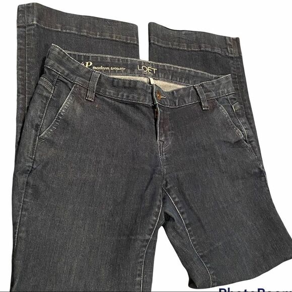 Loft Trouser Jeans  Size 4P Jeans - Picture 2 of 12